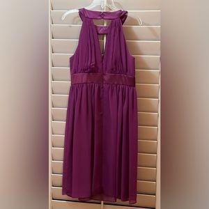 Magenta Maggie London knee length cocktail dress